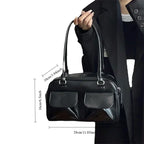 SLEEK DISTRESSED LEATHER CARRY